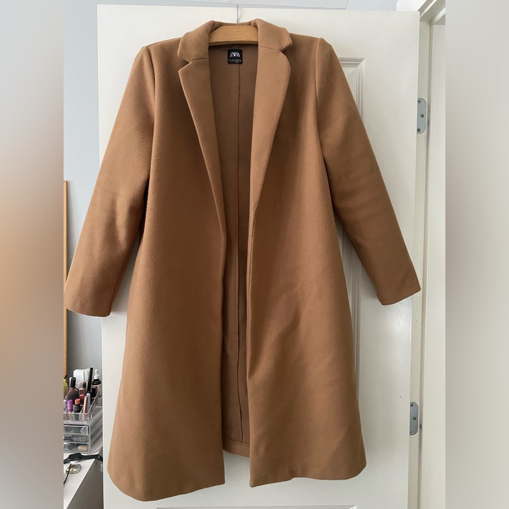 Zara Tan longline Coat